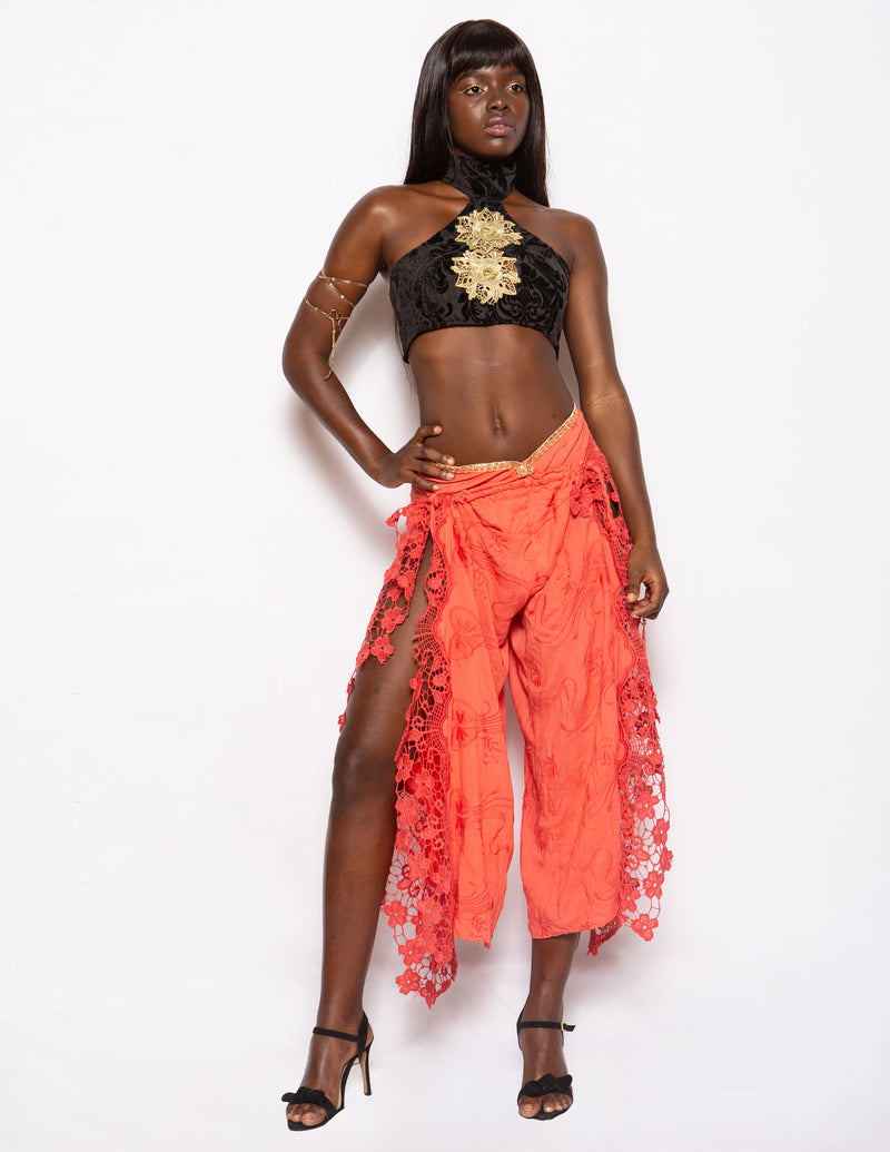 Flamenco Transformable Dress Coral (Petite Size)