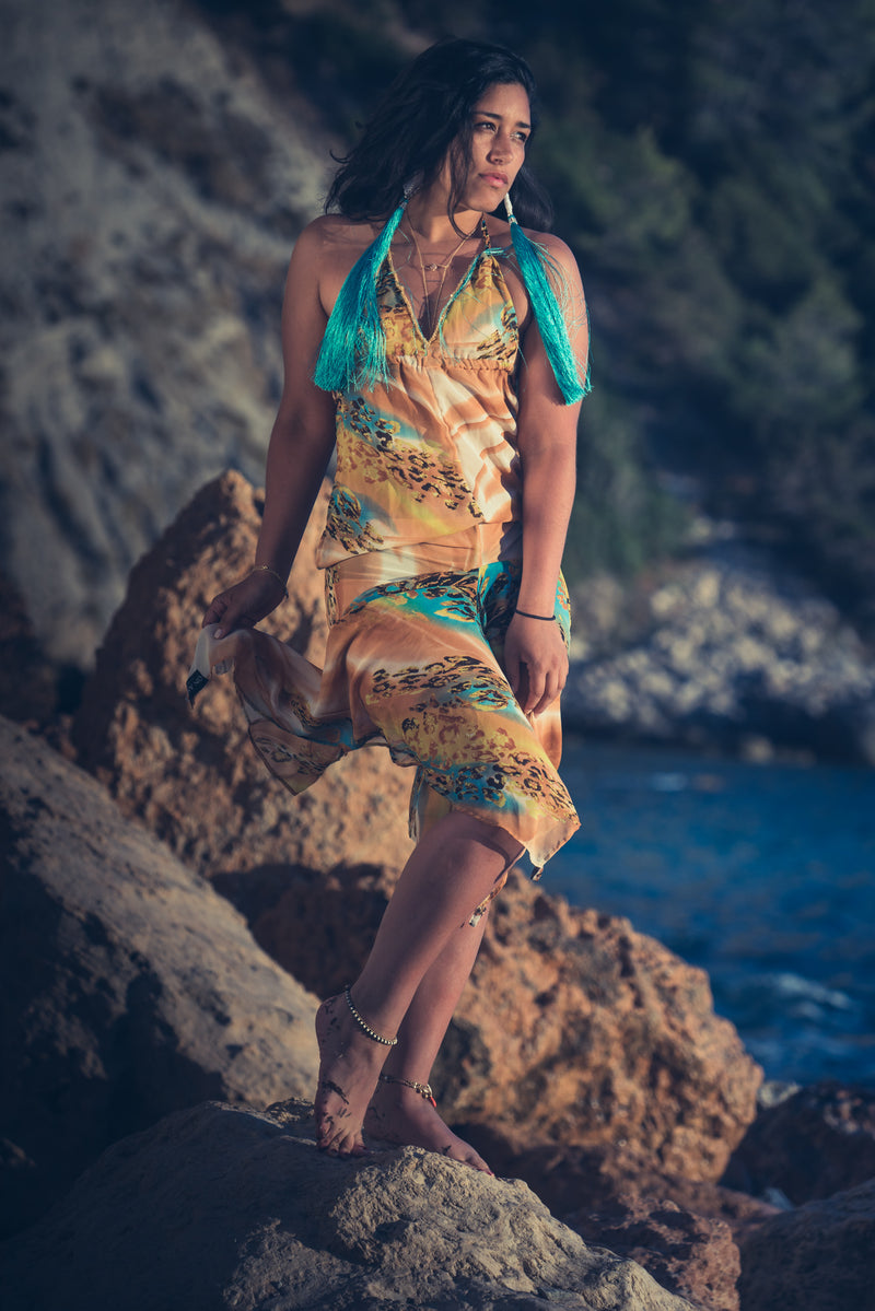 Blending in Nature Transformable Dress- One of a Kind