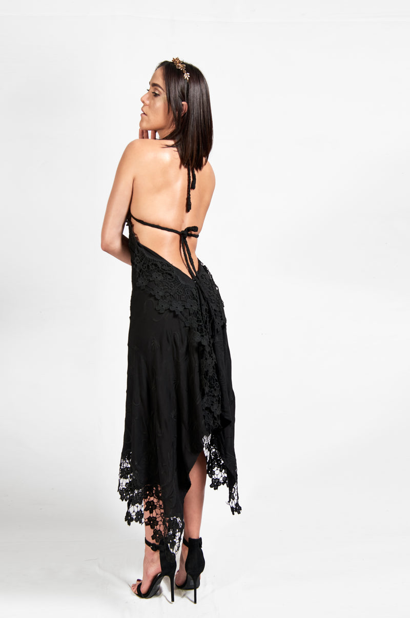 Flamenco Transformable Dress Black